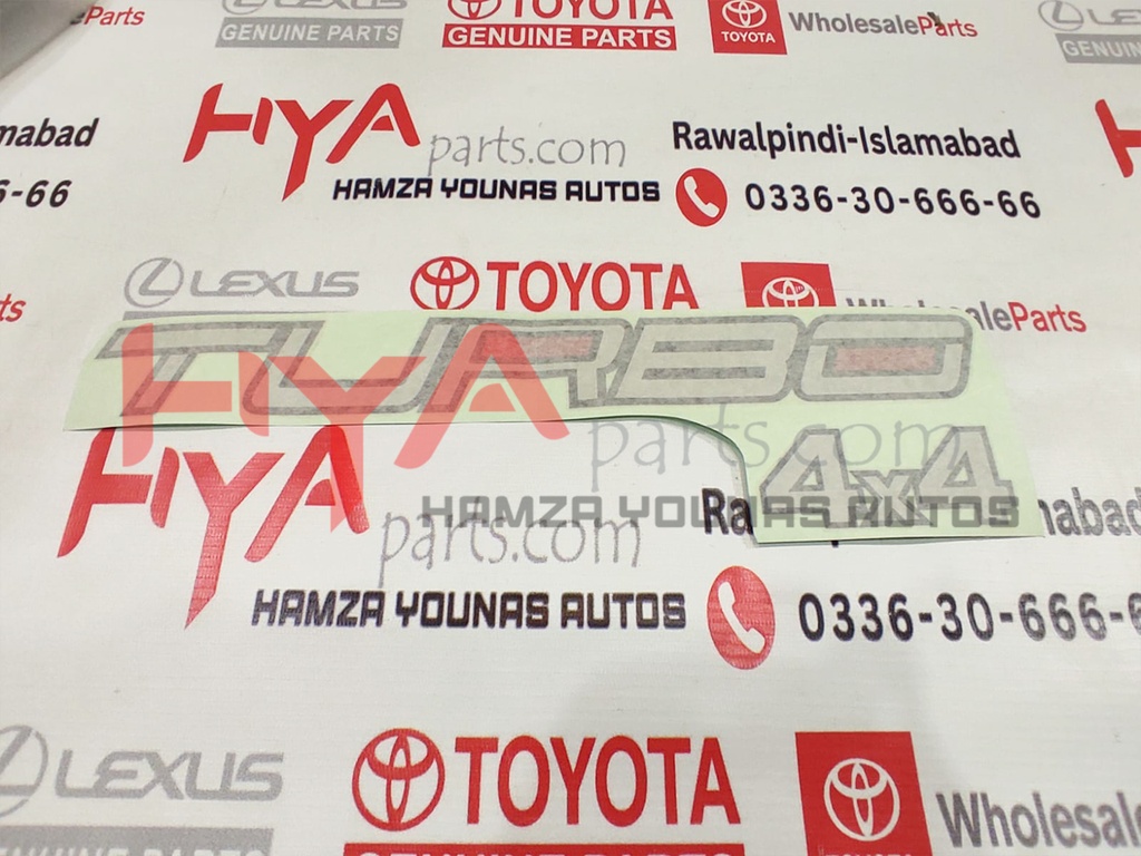 [47939-IMV01-OPM] STICKER - S/P TURBO 4X4