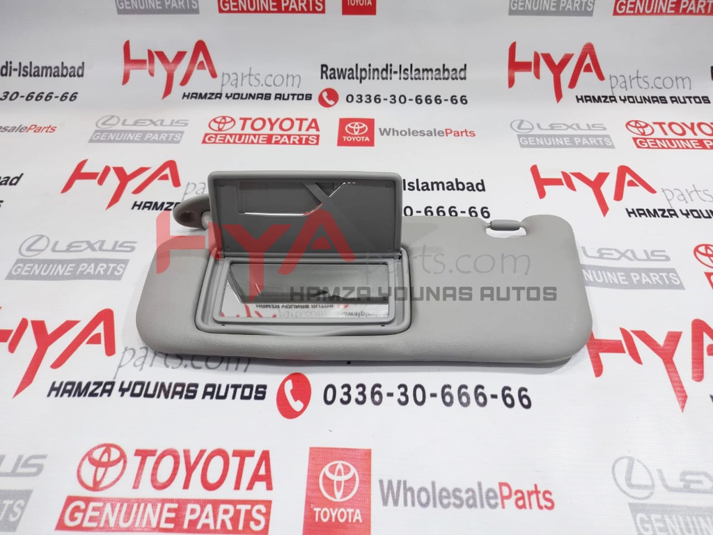 [74320-02C90BI-OPM] VISOR ASSY LH (1.6/1.8)