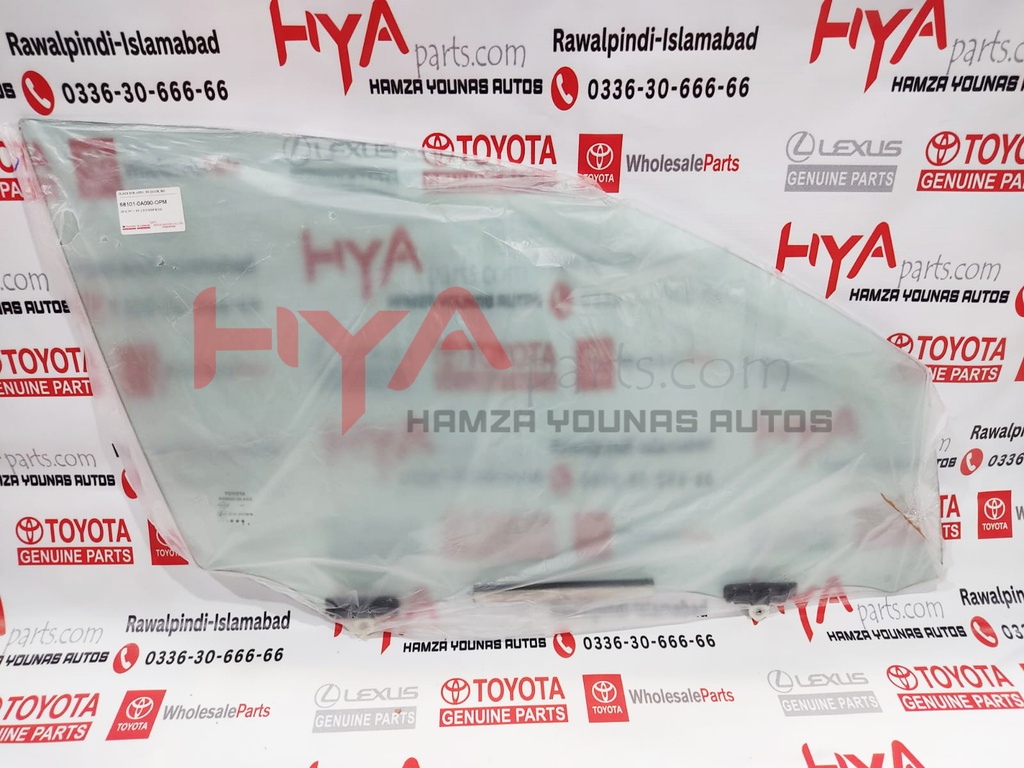 [68101-0A090-OPM] GLASS SUB-ASSY, FR DOOR, RH 