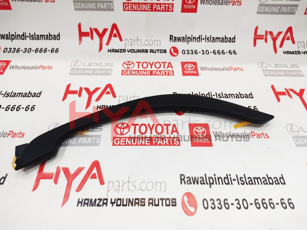 [75076-0A090-OPM] MOULDING SUB-ASSY, RR DOOR, OUTS UPR LH 