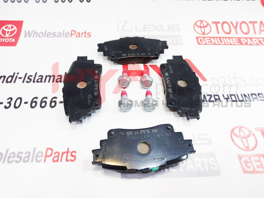 [04466-12162] PAD KIT, DISC BRAKE, REAR