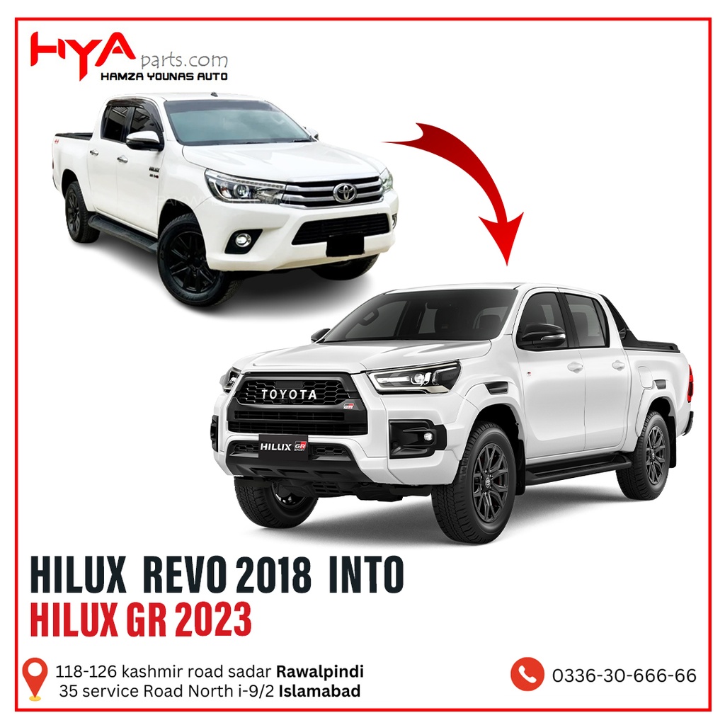 [FL REVO TO HILUX GR] FACE LIFT REVO 2018 TO HILUX GR