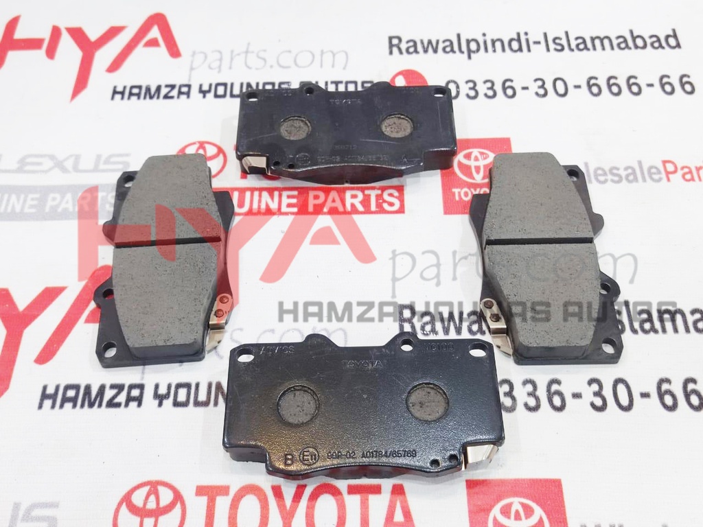 [04465-YZZT6] PAD KIT, DISC BRK FR, ECE-R90 (OLD-YZZQ5