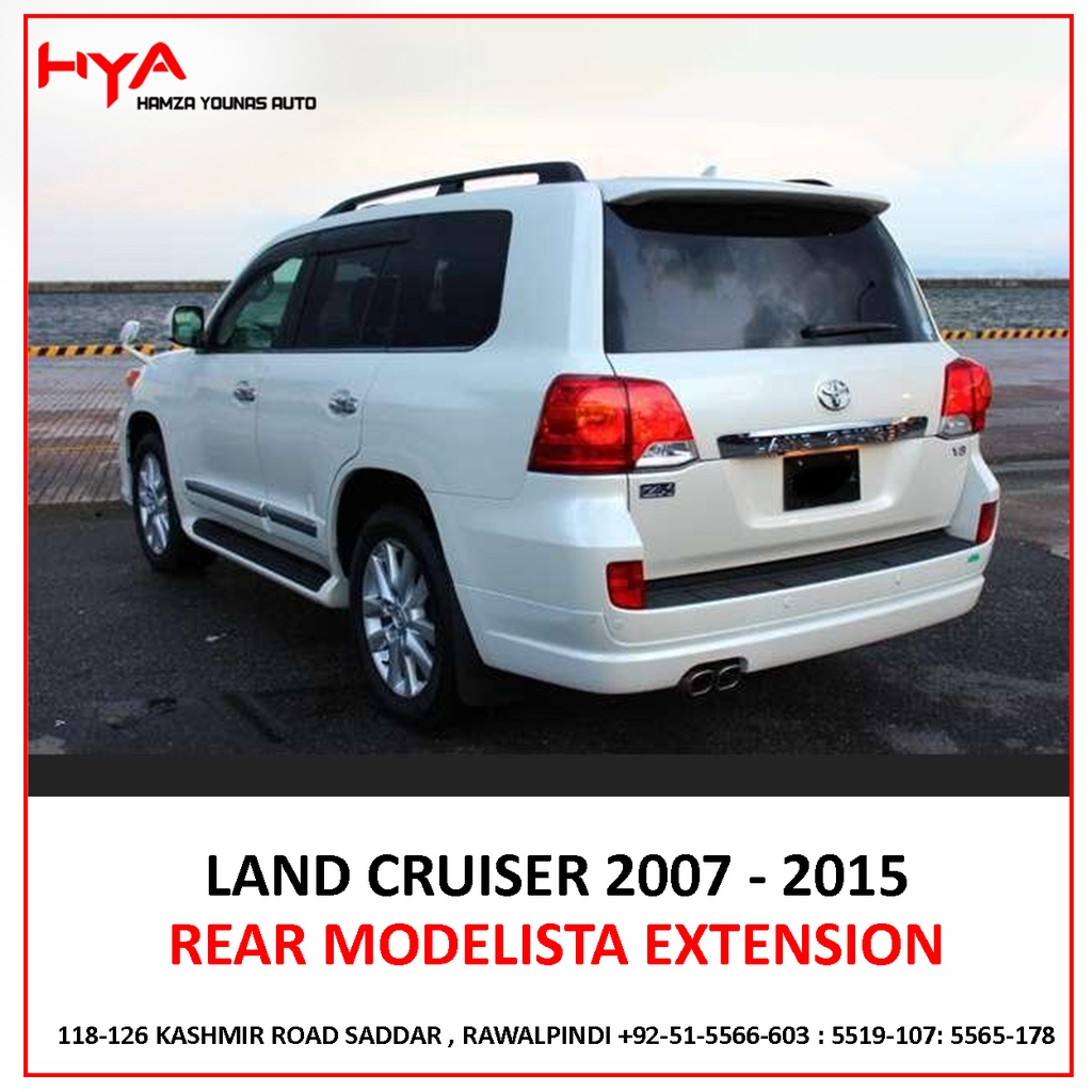[703A-FJ-200-10-TW M] REAR BUMPER EXTENSION LAND CRUISER 2007 - 2015 MODELISTA