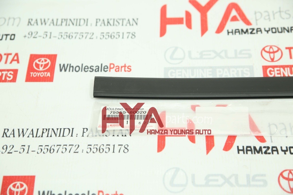 [75555-60020] MOULDING, ROOF DRIP SIDE FINISH, CENTER RH