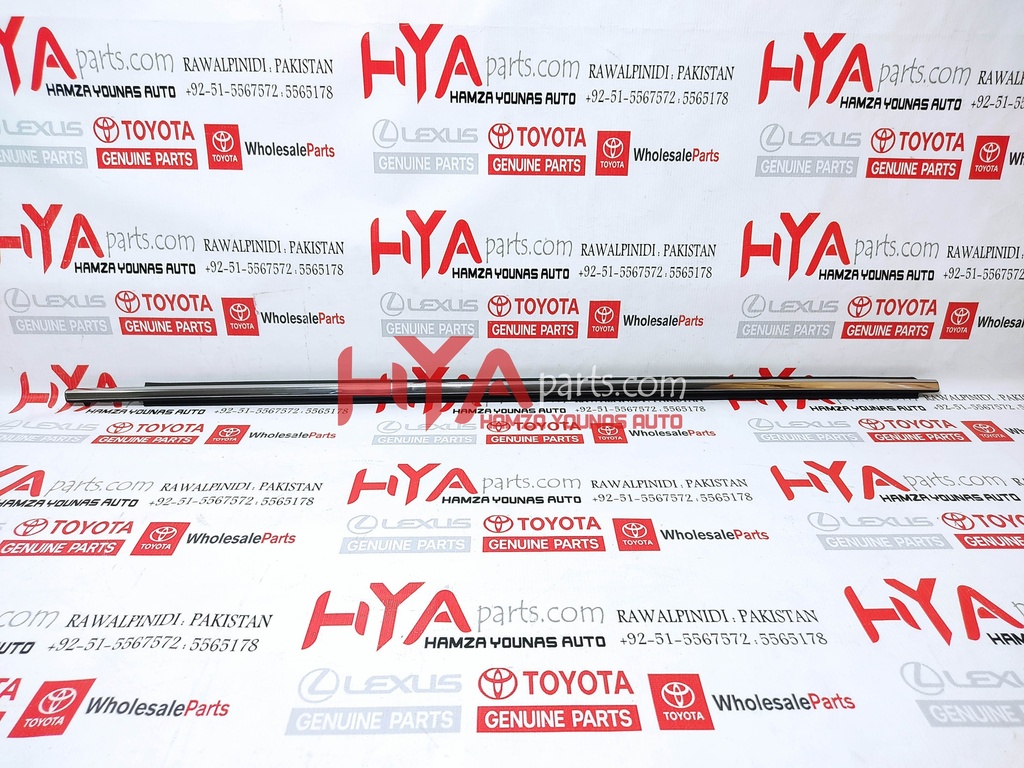 [75710-02380] MOULDING ASSY, FRONT DOOR BELT, RH