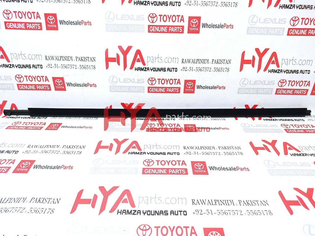 [75720-02370] MOULDING ASSY, FRONT DOOR BELT, LH