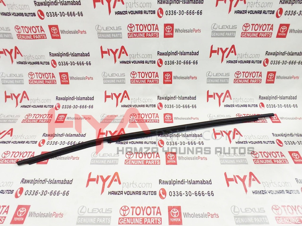 [75740-02350] MOULDING ASSY, REAR DOOR BELT, LH