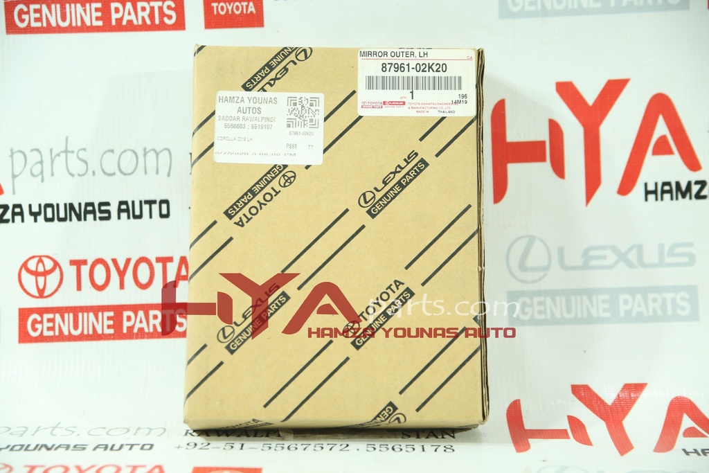 MIRROR OUTER, LH | H Y A parts