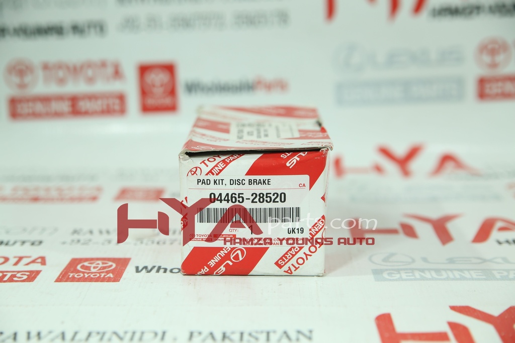 [04465-28520] PAD KIT, DISC BRAKE, FRONT