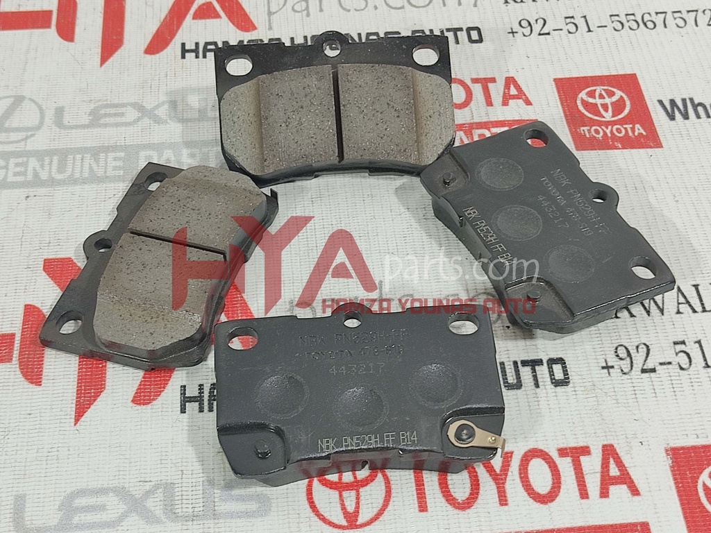 [04466-22190] PAD KIT, DISC BRAKE, REAR