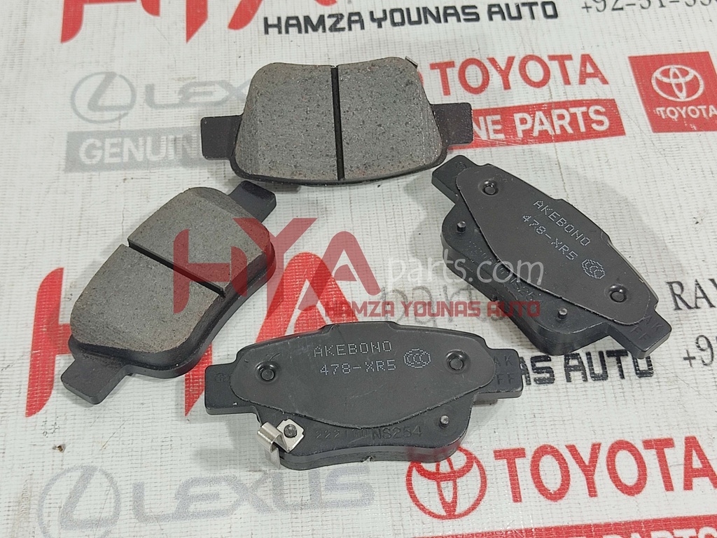 [04466-58010] PAD KIT, DISC BRAKE, REAR