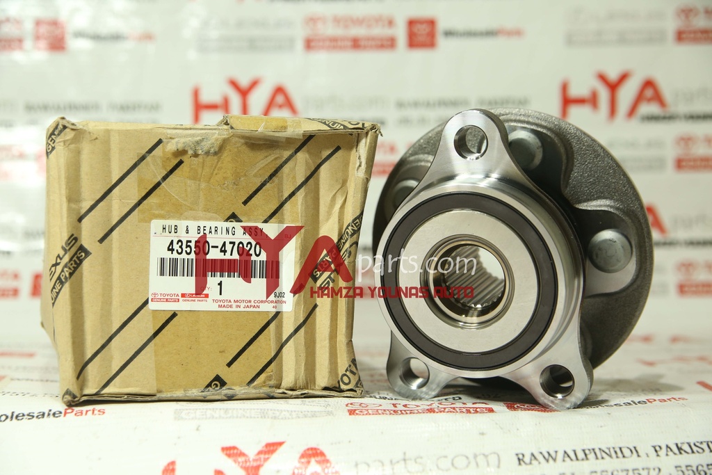 [43550-47020] HUB SUB-ASSY, FRONT AXLE, RH