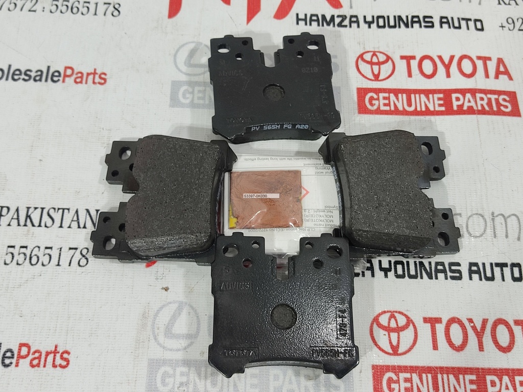 [04466-50160] PAD KIT, DISC BRAKE, REAR