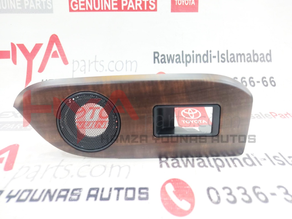 [74272-60280] PANEL, REAR DOOR ARMREST BASE, UPPER LH