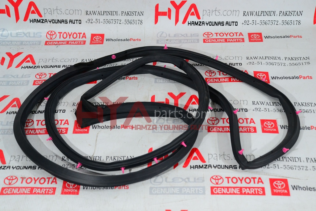 [67872-02260-OPM] WEATHERSTRIP, REAR DOOR, LH