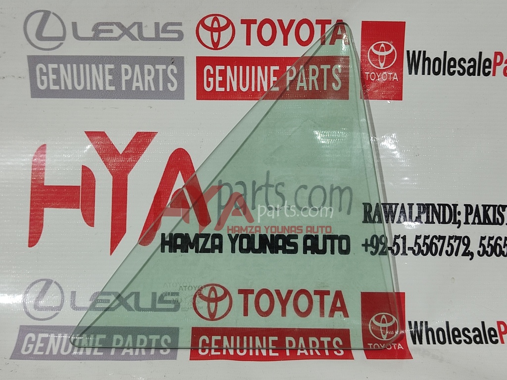 [68123-22280] GLASS, REAR DOOR QUARTER WINDOW, RH