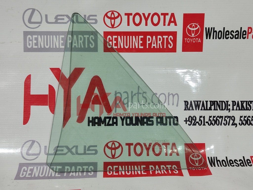 [68124-22280] GLASS, REAR DOOR QUARTER WINDOW, LH