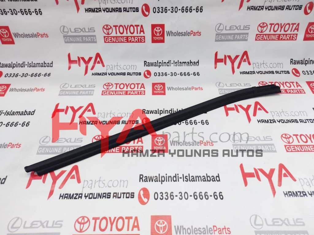 [68163-0K010] WEATHERSTRIP, REAR DOOR GLASS, OUTER