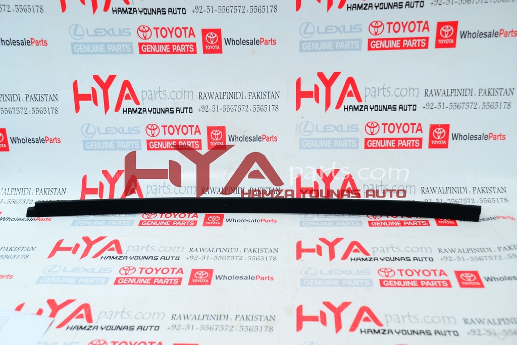 [68172-0K010] WEATHERSTRIP, FRONT DOOR GLASS, INNER LH