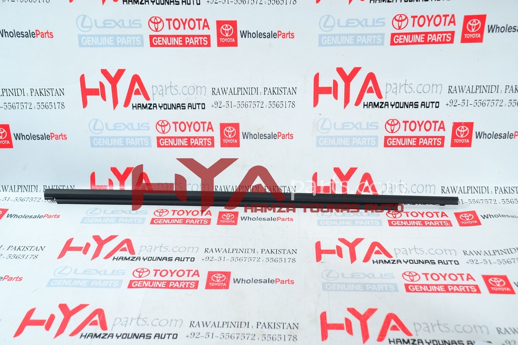 [68230-0K040] WEATHERSTRIP ASSY, REAR DOOR GLASS, OUTER LH