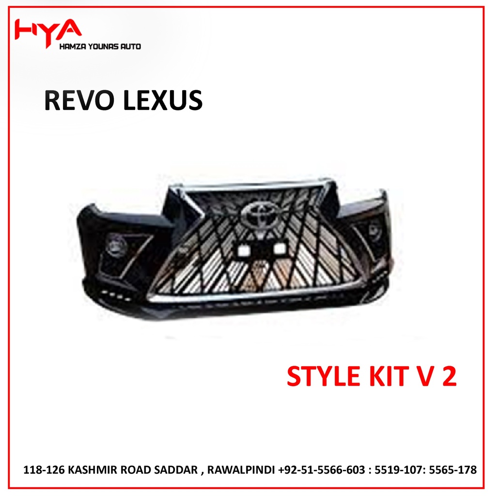 [703-REVO LX V2] FRONT BUMPER KIT REVO LEXUS TYPE V2