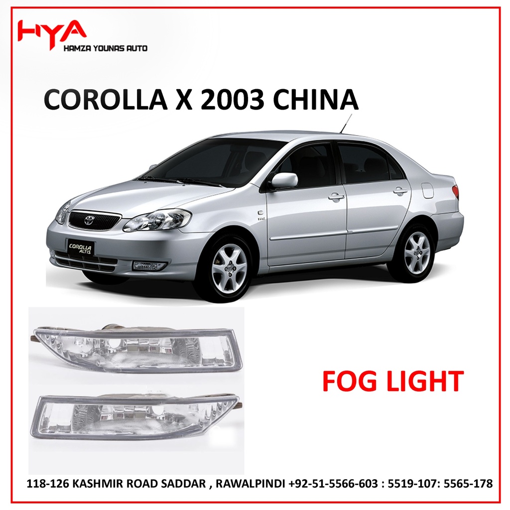 [FL COROLLA X 03-CH] FOG LIGHT SET  COROLLA X 2003 CHINA